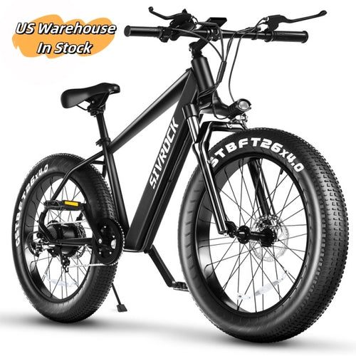 1000W Fat Tire Electric Bike for Adults – 26" x 4" Mountain eBike, 25+ MPH, 48V Battery, Off-Road & City Ride