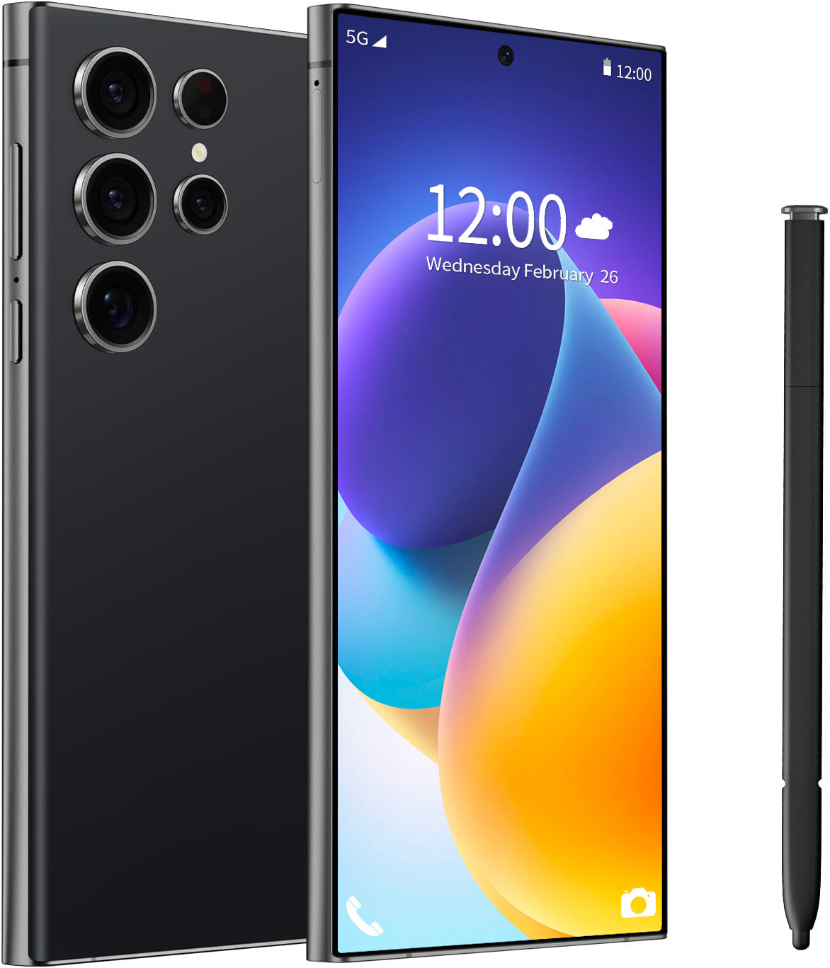 unlocked s24 ultra 5g android smartphone – 6.8" full hd display, 6gb ram 256gb storage, dual sim, 6800mah battery