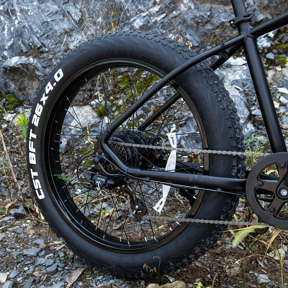1000W Fat Tire Electric Bike for Adults – 26" x 4" Mountain eBike, 25+ MPH, 48V Battery, Off-Road & City Ride
